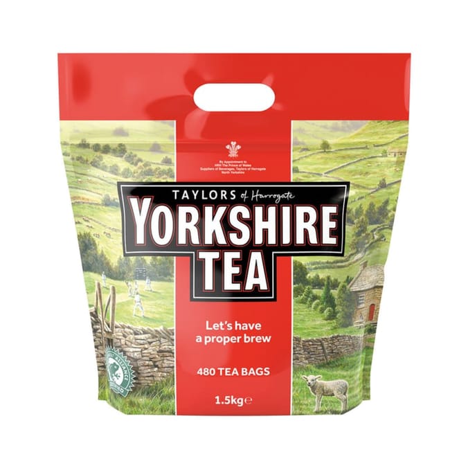 Yorkshire Tea 480 Teabags 1.5kg