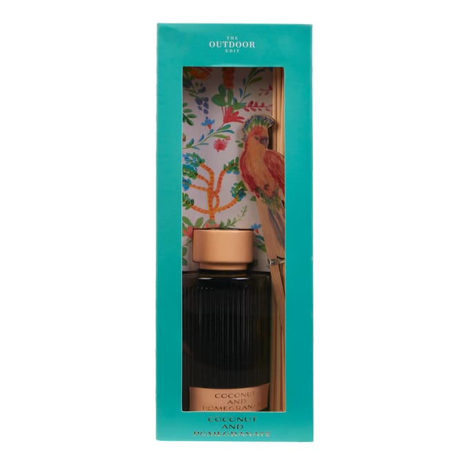 The Outdoor Edit Mediterranean Reeds & Diffuser Set - Coconut & Pomegranate