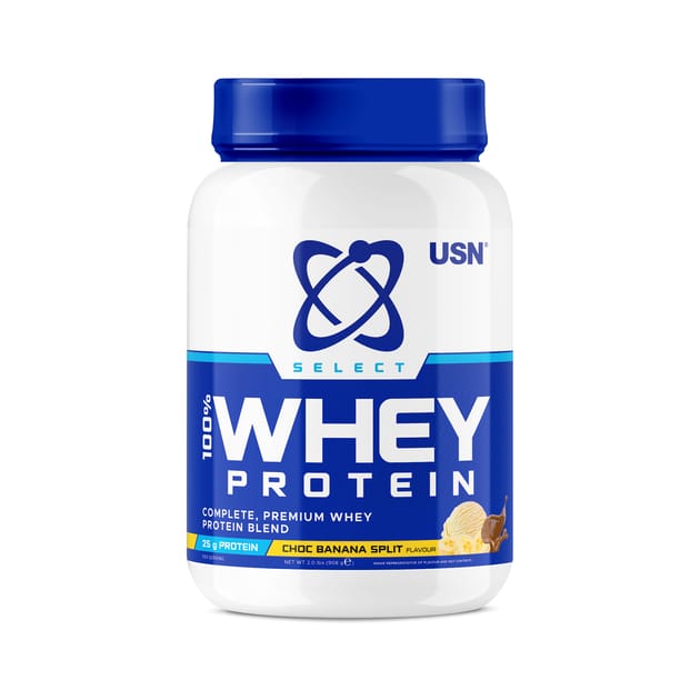 USN Select 100 Whey Protein Choc Banana Split Home Bargains