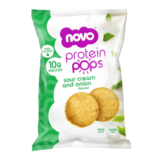 Novo Protein Pops 45g - Sour Cream & Onion x6