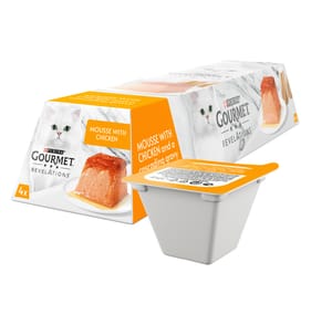 Gourmet Revelations Mousse Wet Cat Food 4x57g - Chicken