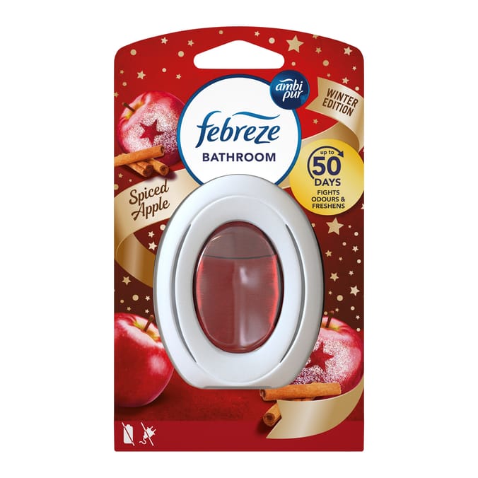 Febreze Bathroom Continuous Air Freshener 7.5ml - Spiced Apple