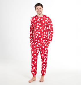 Originals Mens Red Santa Pyjamas