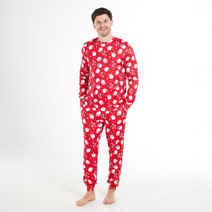 Originals Mens Red Santa Pyjamas
