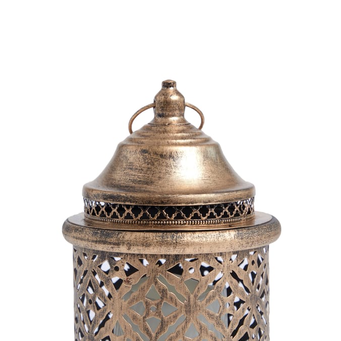 Home Collections LED Lantern - Gold