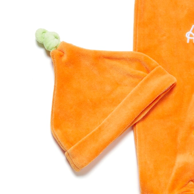 Hallow Scream Pumpkin Baby Sleepsuit