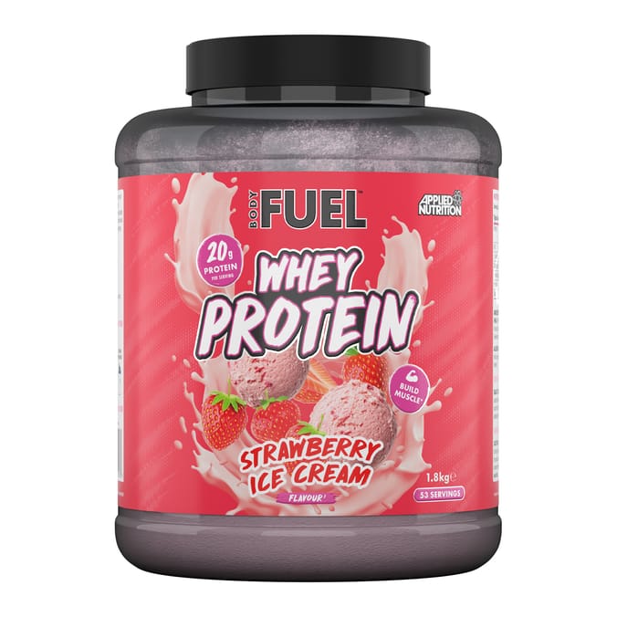 BodyFuel Whey Protein 1.8kg - Strawberry Ice Cream