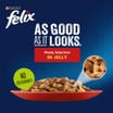 Felix As Good As It Looks Adult Wet Cat Food Meaty Selection in Jelly 12 x 100g