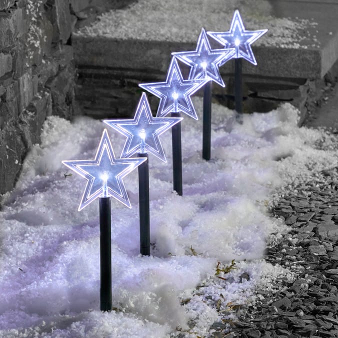 Prestige 5 LED Star Stake Lights