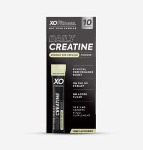 XO Fitness Daily Creatine Sachets 10 Pack - Unflavoured