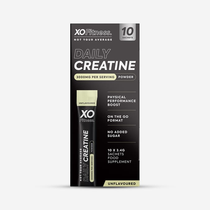 XO Fitness Daily Creatine Sachets 10 Pack - Unflavoured