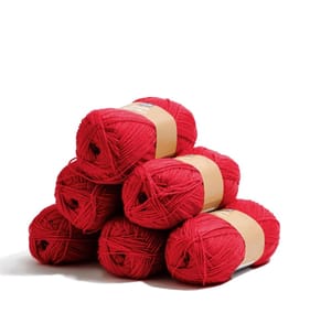 Crafty Things Double Knit Yarn 100g - Red x6