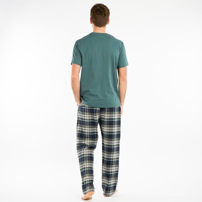 Originals Mens Green T-shirt & Pants Pyjamas
