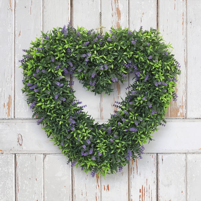 Jardin Artificial Lavender Heart