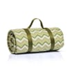 The Outdoor Edit Earthed Fleece Picnic Blanket - Zigzag Green