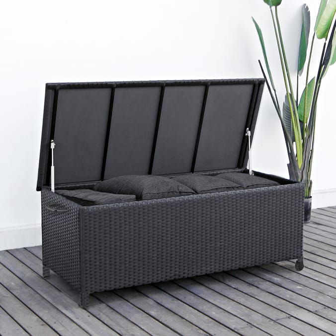 The Outdoor Living Collection Rattan Storage Box