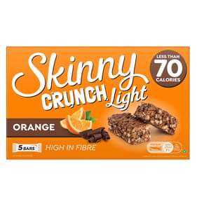 Skinny Crunch Light Bar 5 Pack 20g - Orange x10