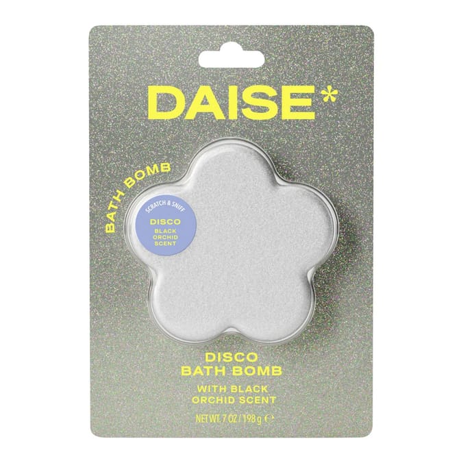 Daise Disco Bath Bomb 198g - Black Orchid Scent
