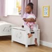 Liberty House Toys Kid’s Wooden Unicorn Toy Box