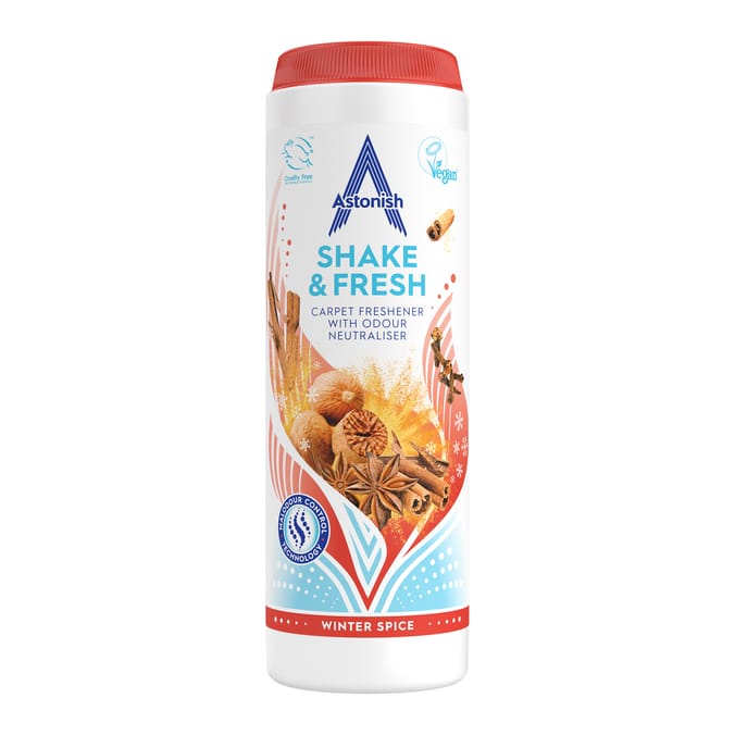 Astonish Shake & Fresh Carpet Freshener 350g - Winter Spice