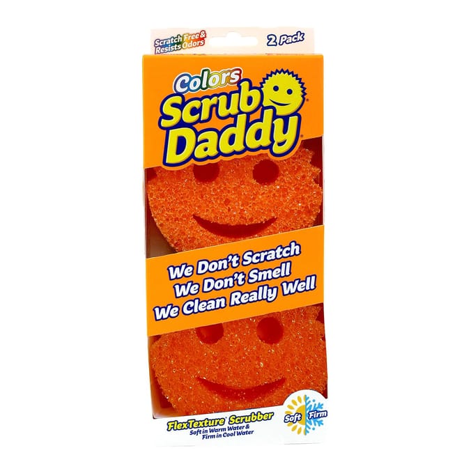 Scrub Daddy Colors Scrubber Twin Pack - Orange
