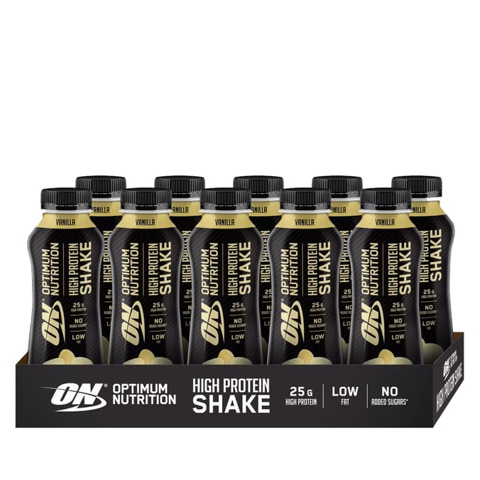 Optimum Nutrition High Protein Shake 10 Pack - Vanilla