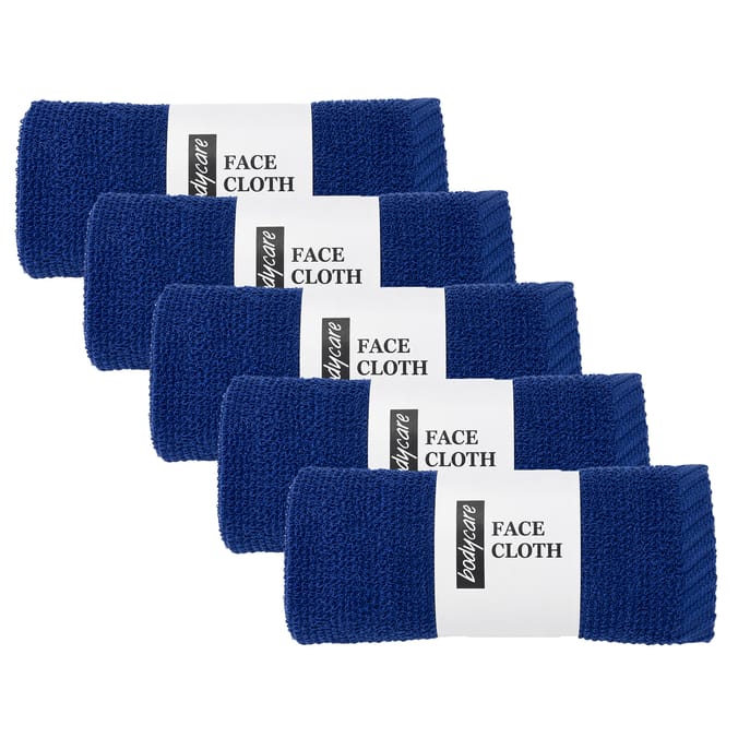 Bodycare Face Cloth x5