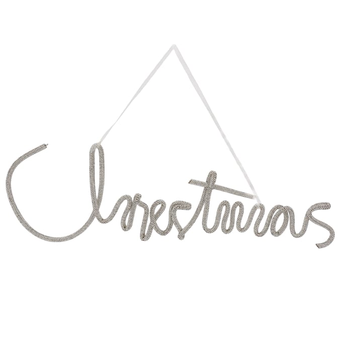 Winter's Tale Christmas Diamante Sign