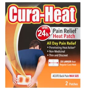 Cura-Heat Acute Back Pain Max Size 2 Patches