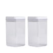 Kitchen Solutions 2 Square Lock Storage Containers 2.3l - White
