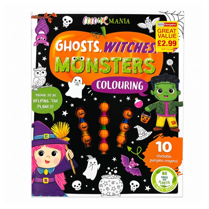 Halloween Colouring Book Set 