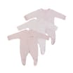 Pure Baby Long Sleeved Sleepsuits 3 Pack
