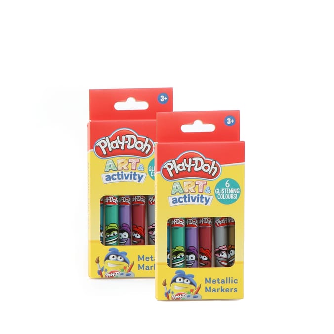 Play-Doh Metallic Markers x2