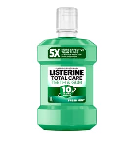 Listerine Total Care Teeth and Gum Fresh Mint Mouthwash 1l