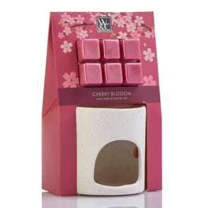 Wickford & Co Wax Melts & Burner Set - Cherry Blossom