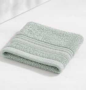 Home Collections Luxury Green Face Cloths x2