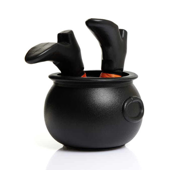 Hallow Scream Witch's Legs Cauldron