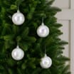 Frosted Spirit 7cm Iridescent Christmas Baubles 20 Pack