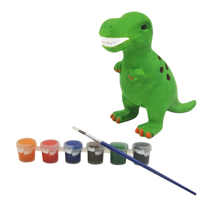 Craft Time Paint Your Own Money Box - Dinosaur