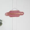 The Polar Express Hanging Sign