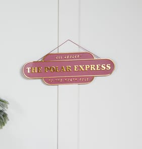 The Polar Express Hanging Sign