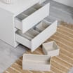 The Lifestyle Edit Set Of 5 Foldable Drawer Storage