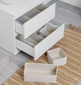 The Lifestyle Edit Set Of 5 Foldable Drawer Storage 