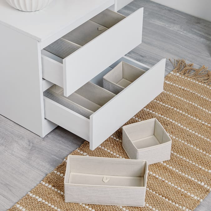 The Lifestyle Edit Set Of 5 Foldable Drawer Storage 