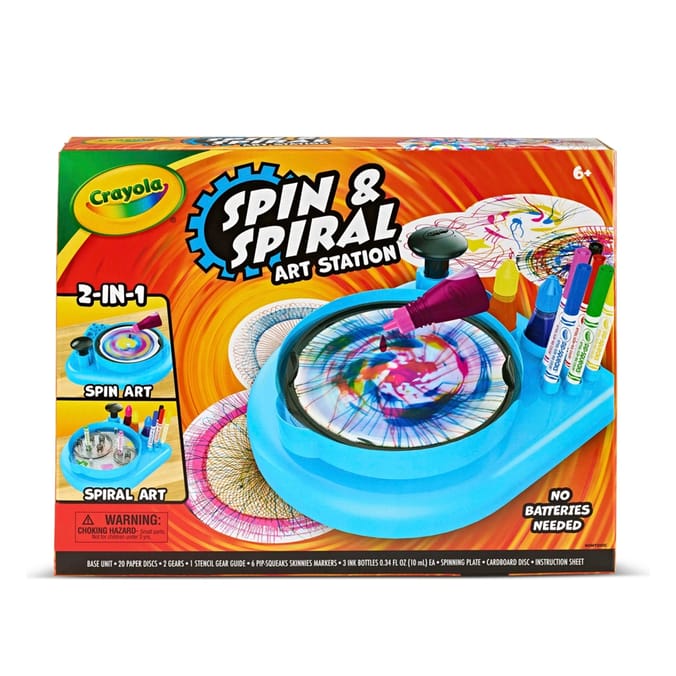Crayola Spin & Spiral Art Station Set