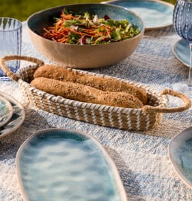 The Lifestyle Edit Coastal Retreat Coastal Oval Tray