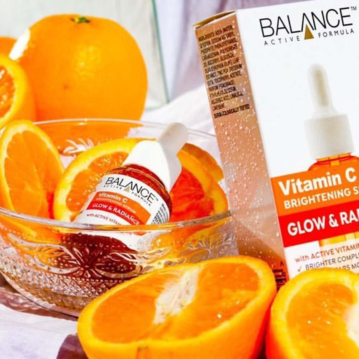 Balance Vitamin C Brightening Serum Glow & Radiance 30ml Home Bargains