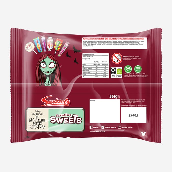 The Nightmare Before Christmas Scrumptious Sweets 351g