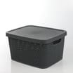 Diamond Storage Basket with Lid 7l