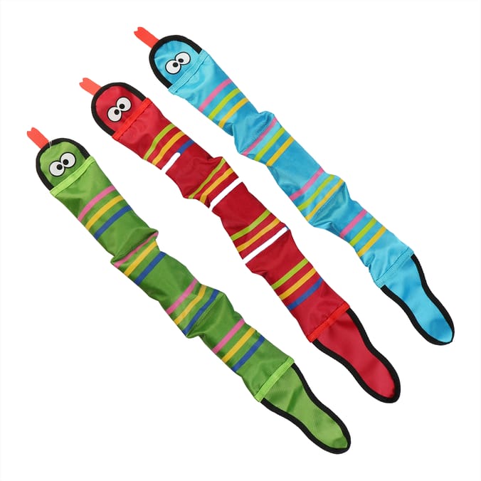 Tuff Woof Snake Dog Toy Assorted